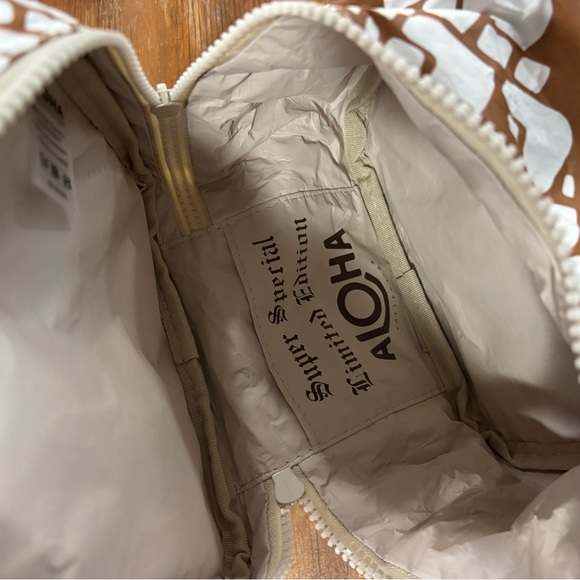 Aloha collection cabin crew Brown and White Patterned Women's Bag - Picture 5 of 5